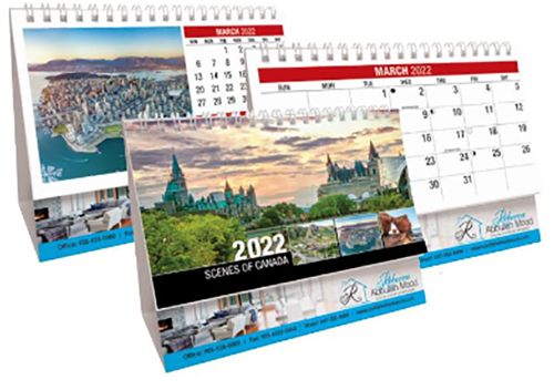 Desk Calendar for 2022